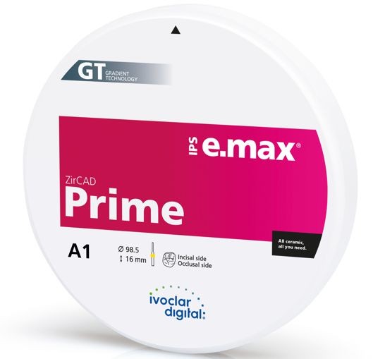 IPS e.max ZirCAD Prime - циркониев диск  98.5 x 16mm
