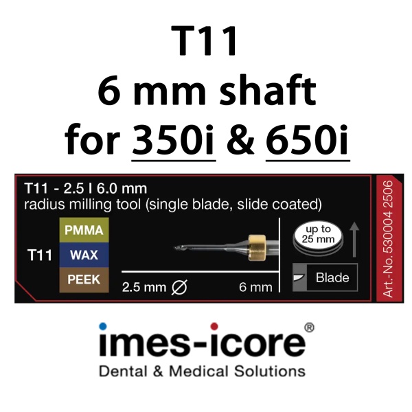 PMMA / WAX / PEEK milling tool T11